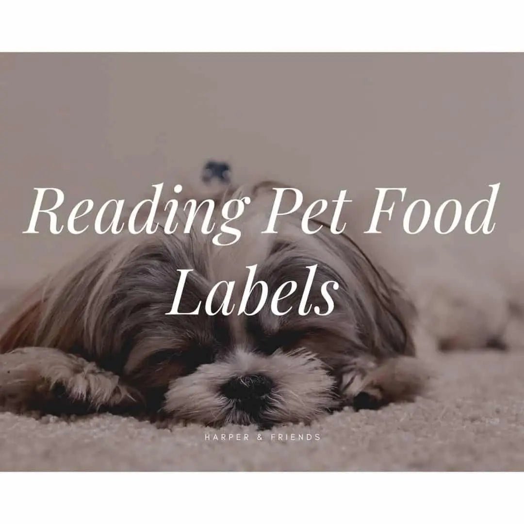 Reading A Pet Food Label - Harper & Friends