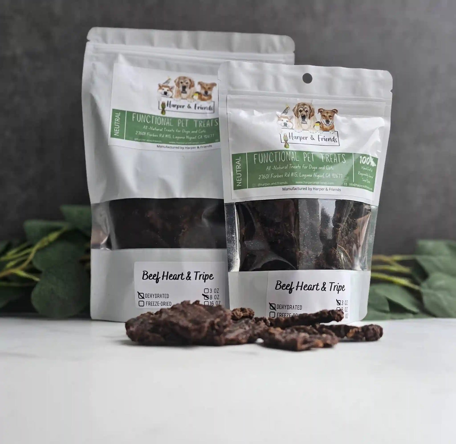 Beef Heart and Green Tripe Treats - Harper & Friends