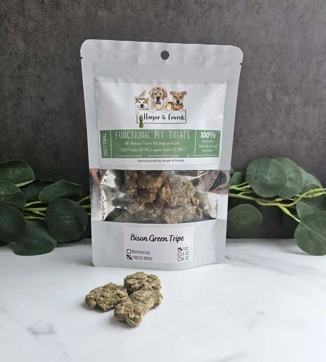 Freeze Dried Bison Green Tripe