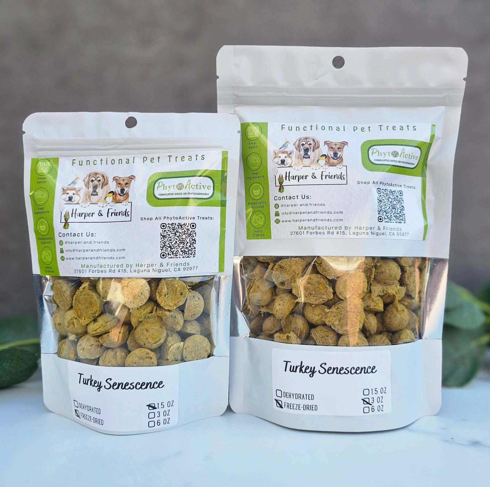 Turkey Senescence Treats - Harper & Friends