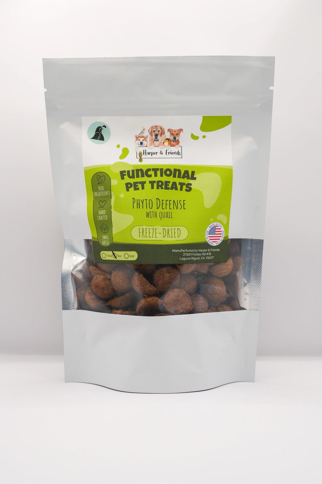 Quail Phyto Defense Dog Treats