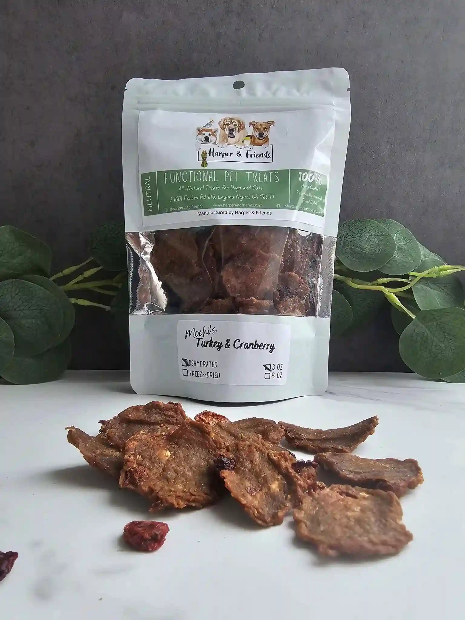 Turkey Cranberry Dog Treats - Harper & Friends