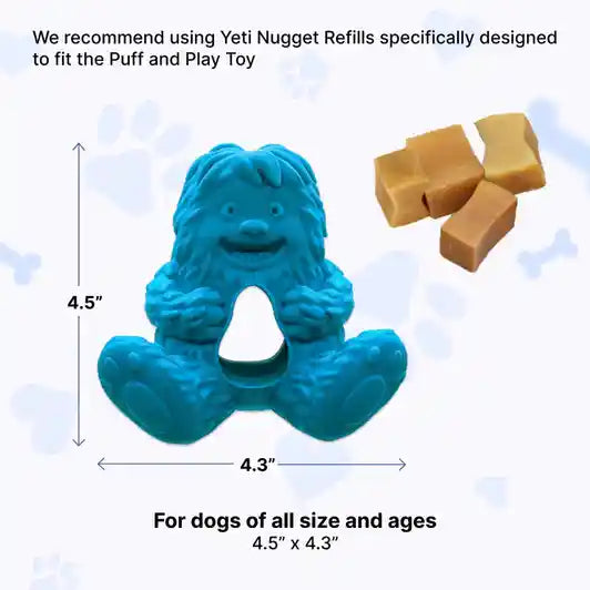 Yeti Dog Chew Puff & Play - Harper & Friends